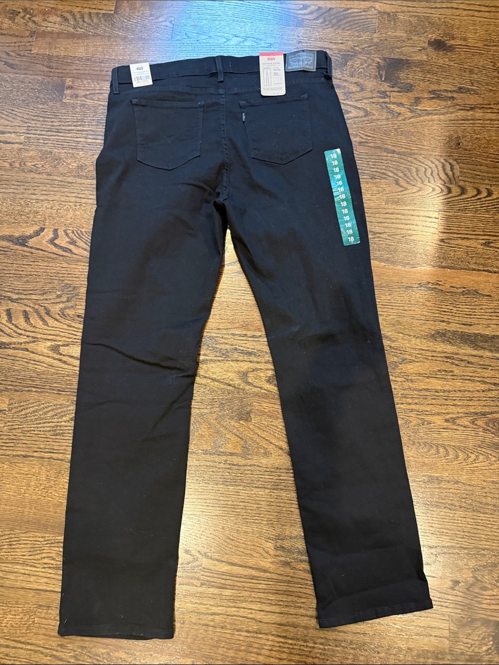 Woman’s 18 Black Straight Leg Jeans - Classic Fit